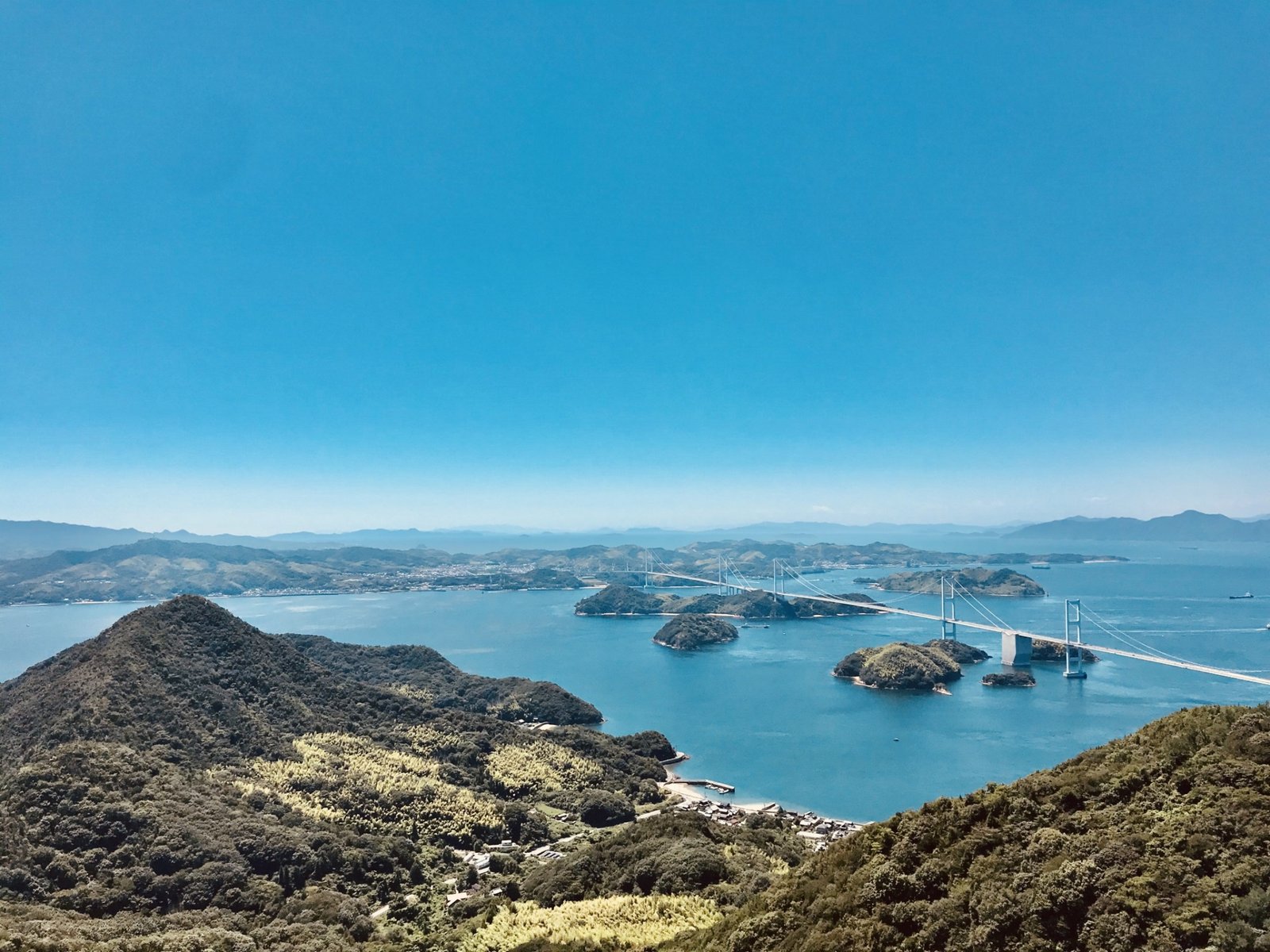 Cycling along the Shimanami Kaido